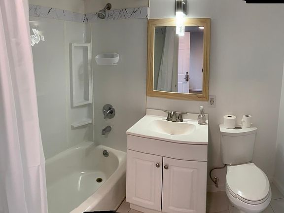 Bathroom off of the main room.