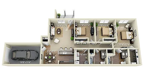 Floor plan C1