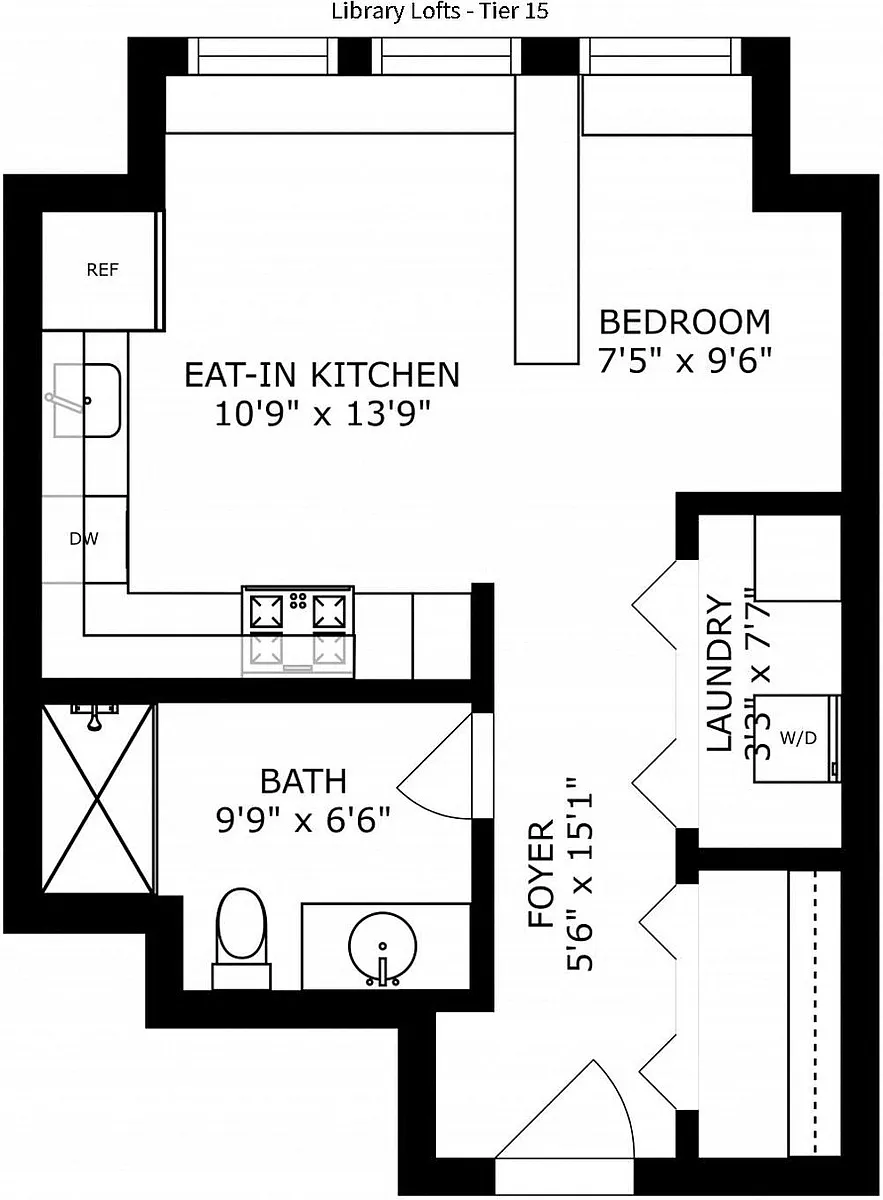 Floor plan Studio