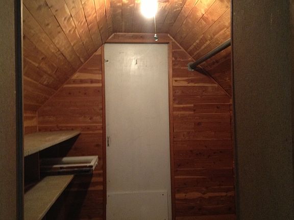 Walk in cedar closet
