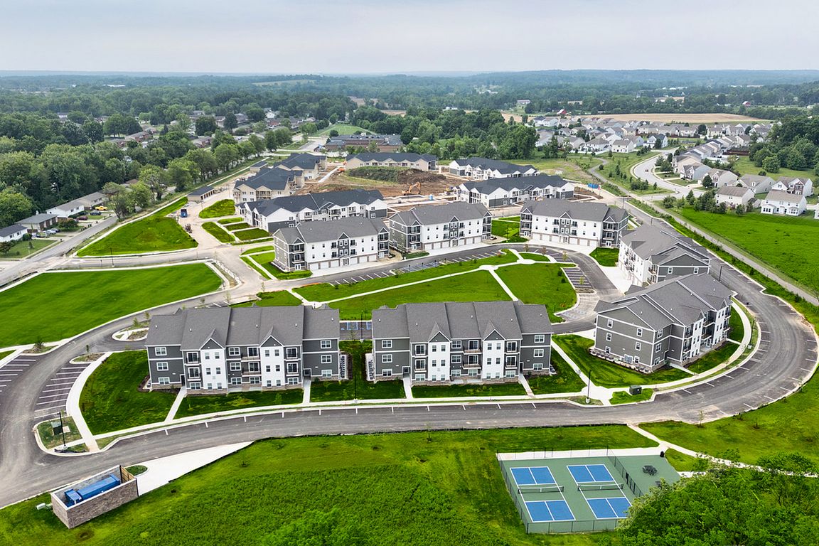 Here's your bird's eye view of home: a modern Bloomington apartment community with smart design, green space, and the breathing room you've been craving.