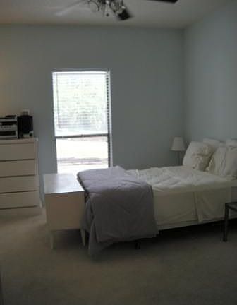 Master bedroom has a huge walk-in closet with built in shelves