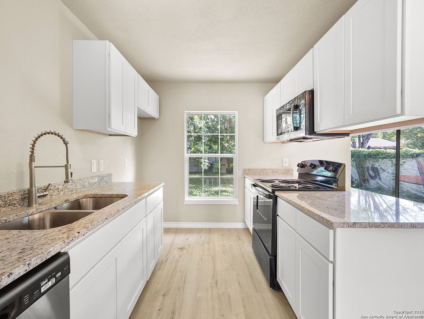 Spacious family home with kitchen and living area