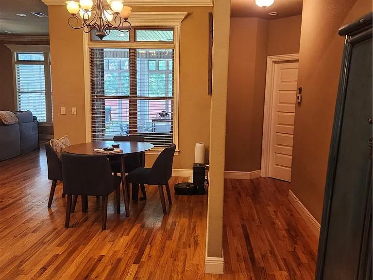 Dining Room, hallway to primary bedroom