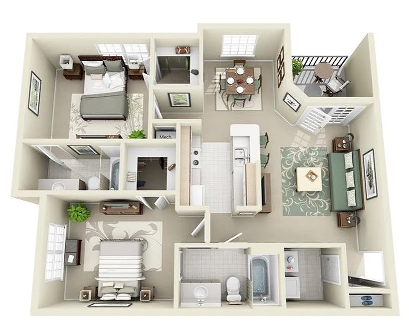 Floor plan 2A