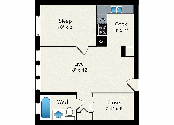 Floor plan A6