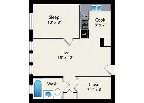 Floor plan A6