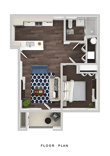 Floor plan 1X1