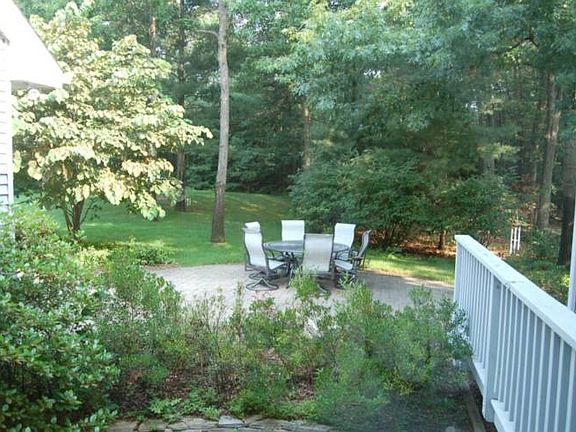 Beautiful deck that you can access from the master bedroom.