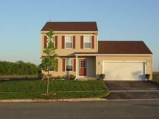 Front of house in summer