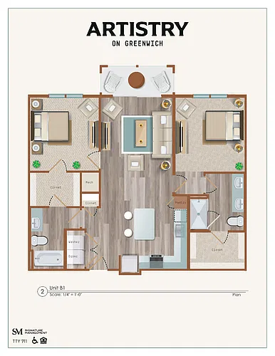 Floor plan B1-Alt 2