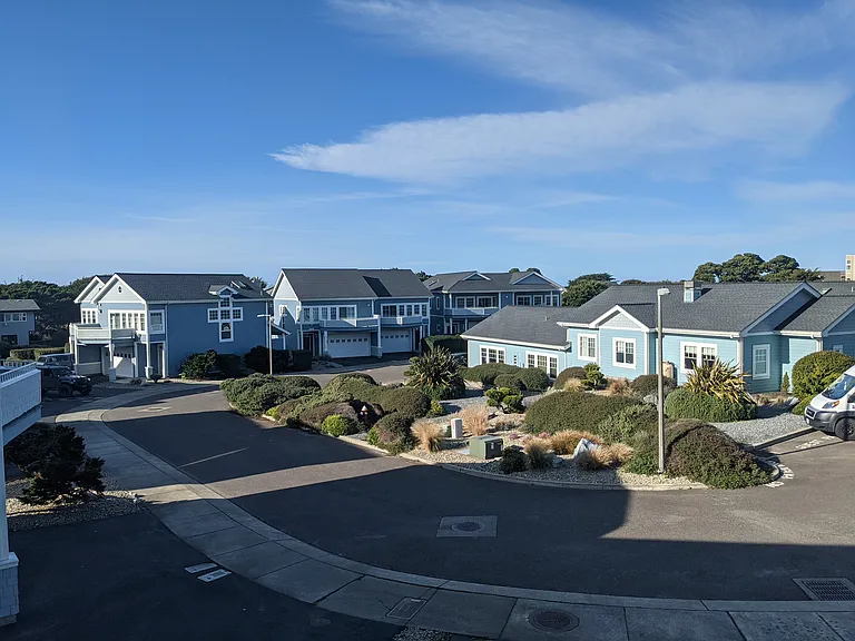 view from balcony