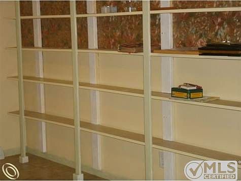 kitchen wall of open display