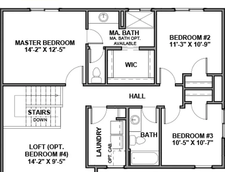 instead of loft its bedroom #4