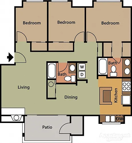 Floor plan 3A