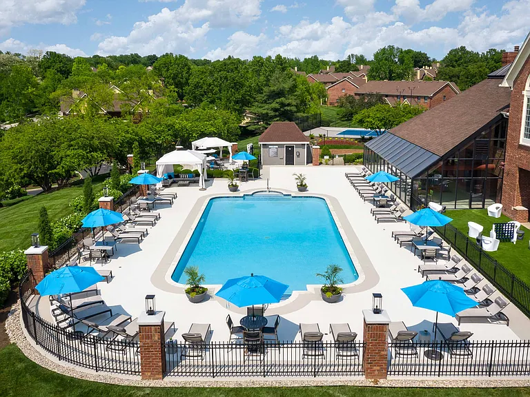 Resort-style pool and expansive sundeck
