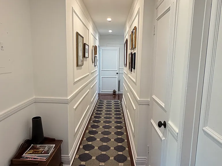 Hallway between bedrooms