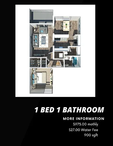 Floor plan One Bedroom
