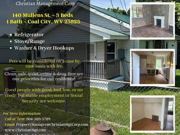140 Mullens St, Coal City, WV 25823
