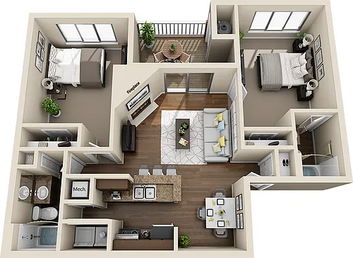 Floor plan The Davenport