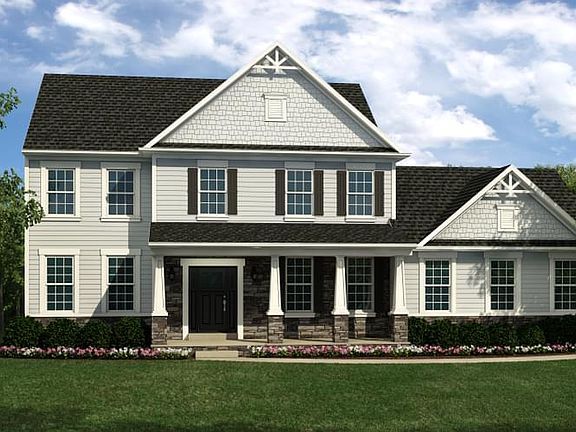 Elevation C - side load garage