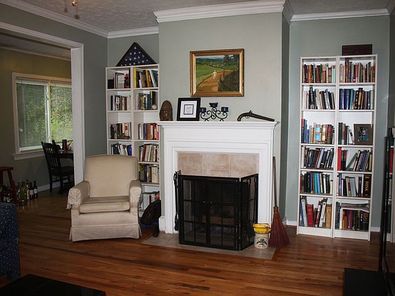 Wood-Burning Fireplace