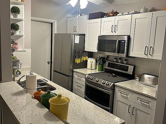 Granite counter, new cabinet