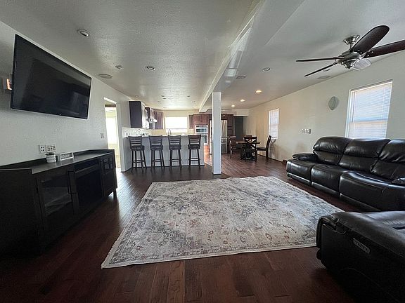 Open concept living area.
