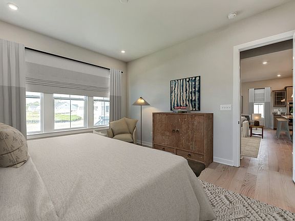 First floor primary suite
