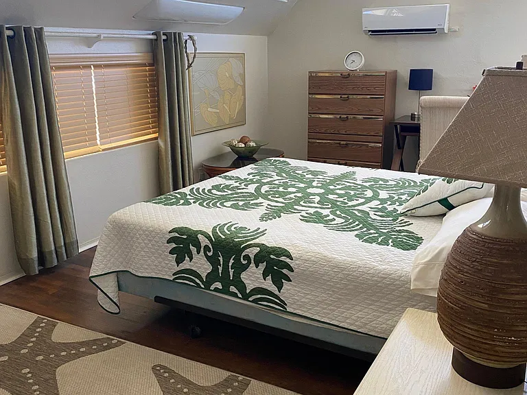 Master bedroom with 1/2 bath.
