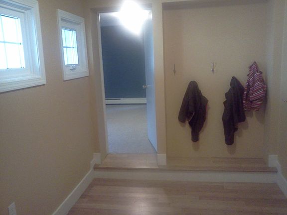Mudroom off front door