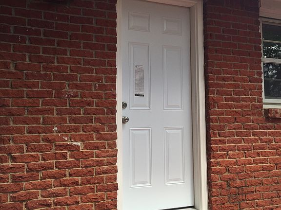 New steel rear entry door