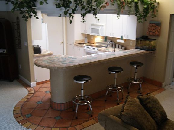 Kitchen & Bar area.
