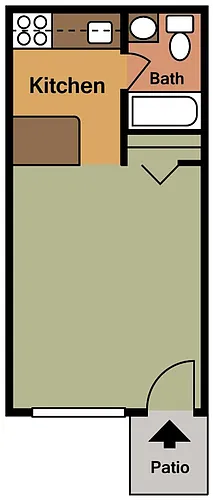 Floor plan Studio Classic