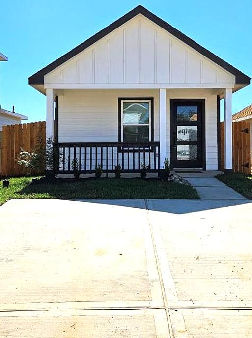 Front view of house