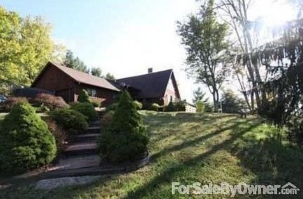 View from drive way parking area