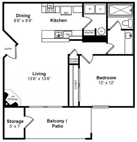 Floor plan Santa Barbara