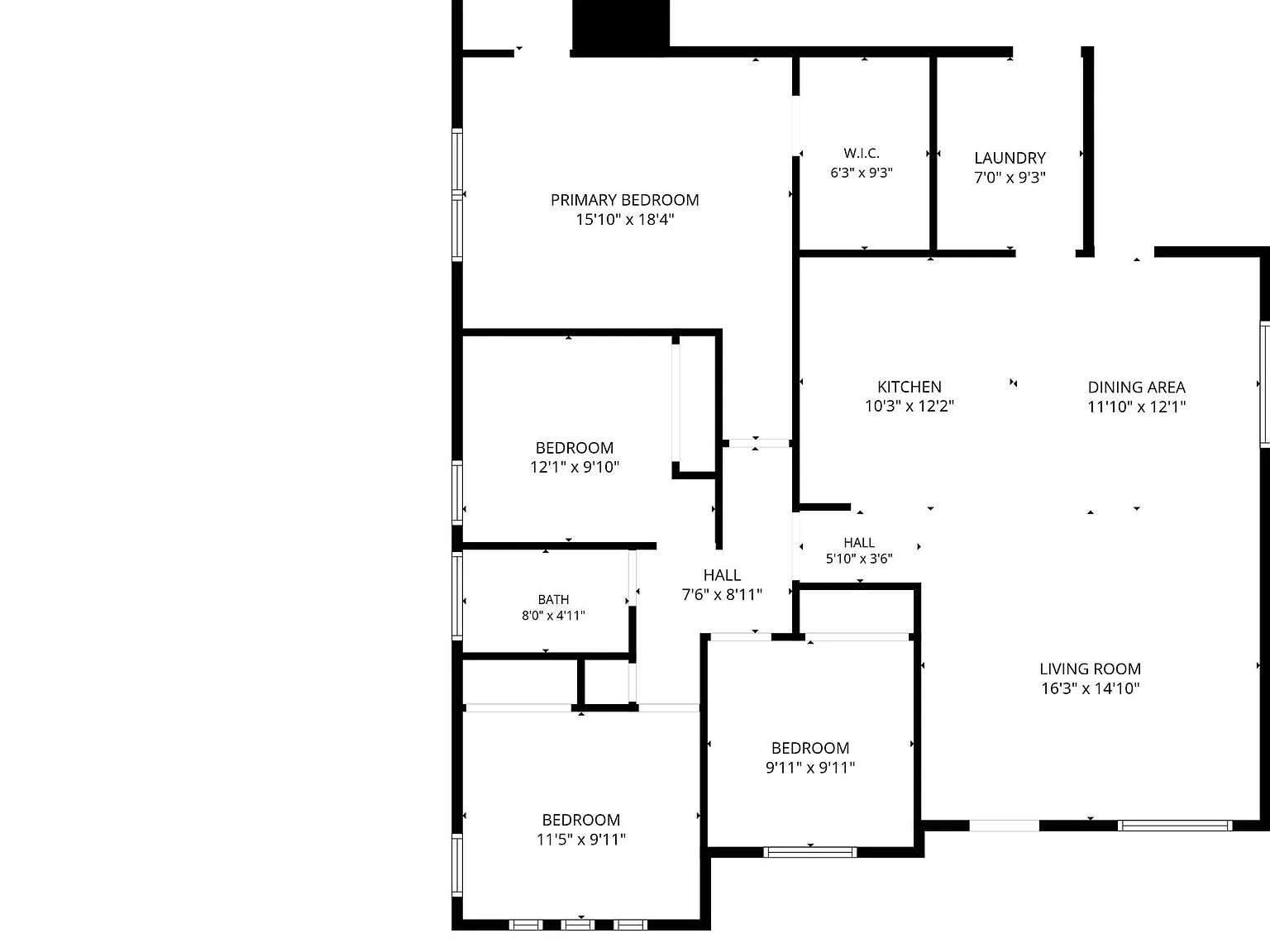 4 bed, 2.0 bath, 1631 sqft, $1,900 — Photo 2