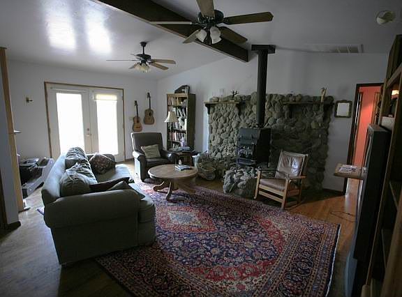 Living Room w WoodStove!