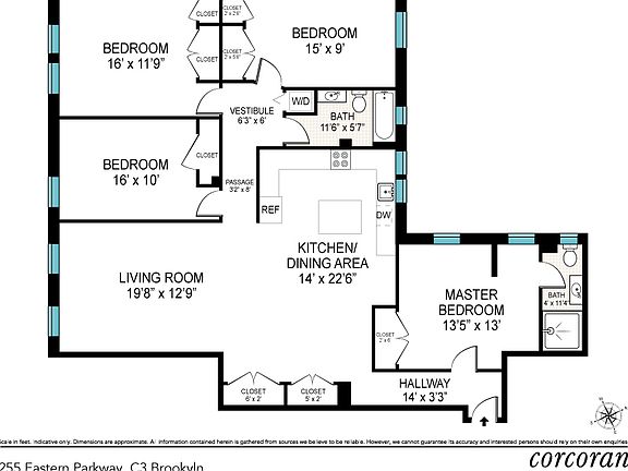 3rd image of 255 Eastern Pkwy APT C3