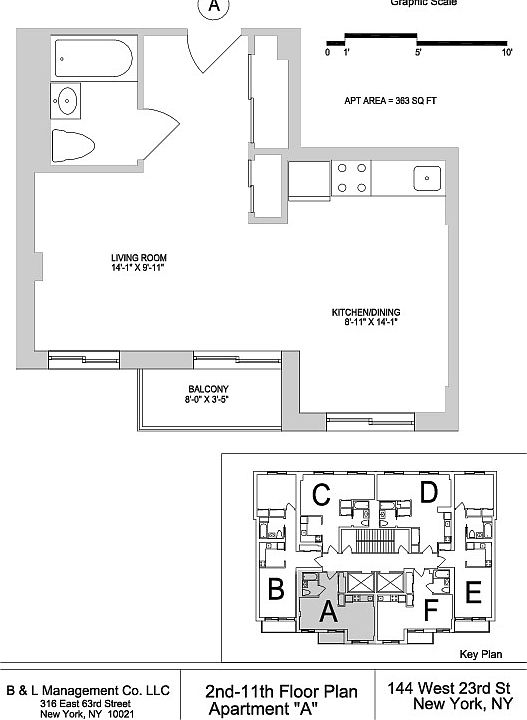 2nd image of 144 W 23rd St APT 7A