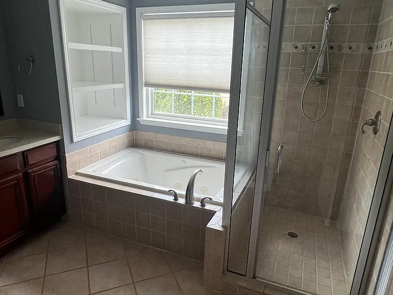 Master Bathroom with Tub and shower