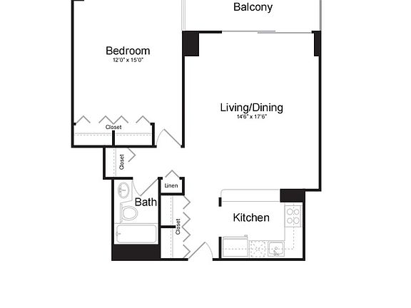 2nd image of 990 6th Ave APT 20C