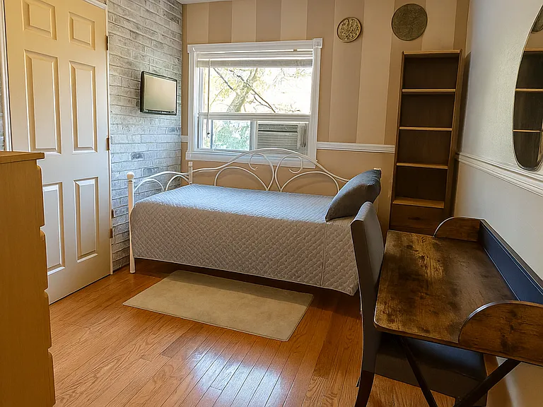 Bedroom A: $1030 Private room with Single sized bed (Shared bathroom)
