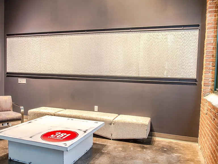 Modern and sleek common area