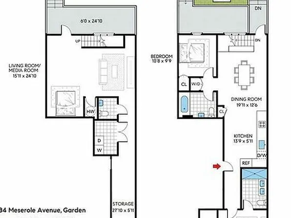 84 Meserole Ave Unit Townhouse, Brooklyn, NY 11222