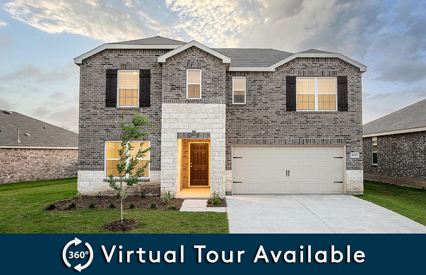 The Thomaston, a two-story home with 2-car garage