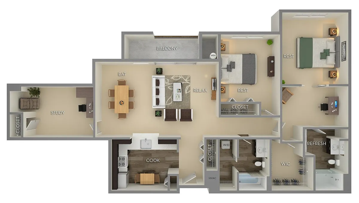 Floor plan Renoir