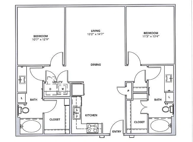 Floor plan B1 - II