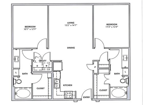 Floor plan B1 - II